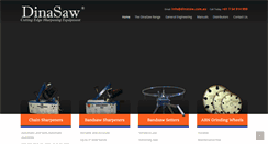 Desktop Screenshot of dinasaw.com.au